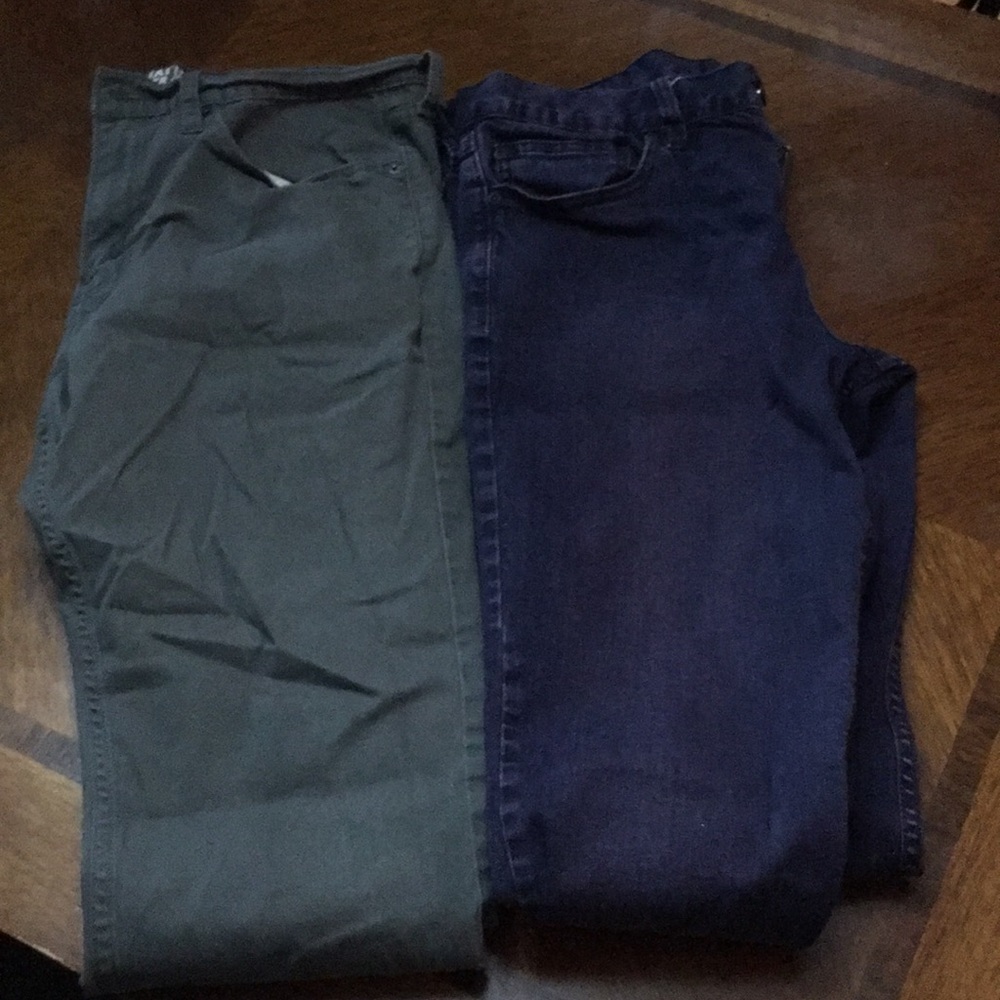Men’s skinny jeans lot 34/42 hot topic levis